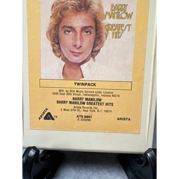Barry Manilow Greatest Hits 8-Track Tape 1978 Arista Records Twinpack Vintage - Picture 2 of 4